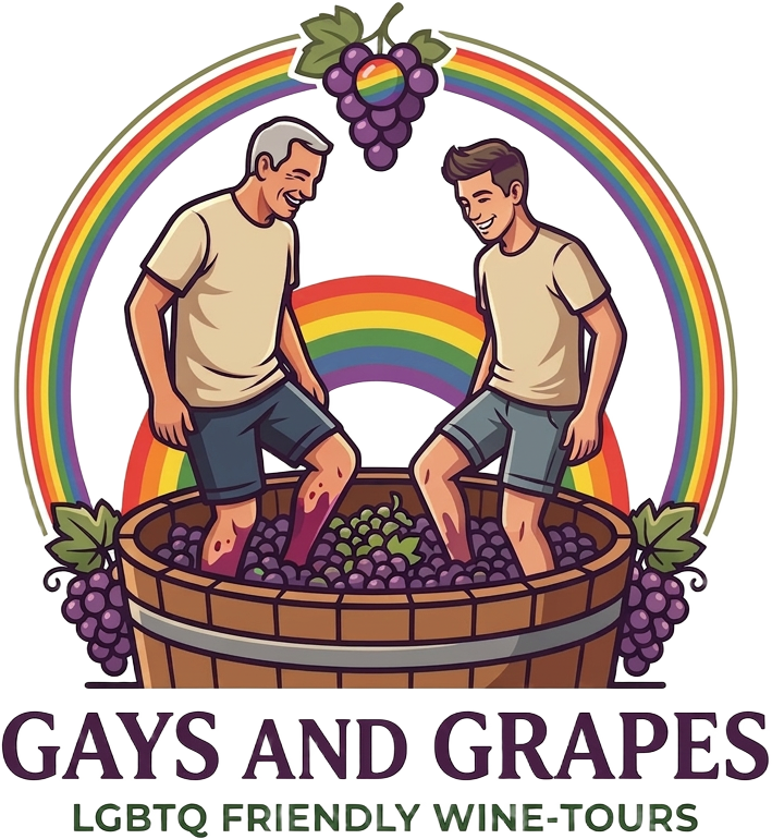 Gays and Grapes — LGBTQ friendly wine tours logo